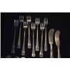 Image 2 : 8 STERLING CHEESE SPREADERS & 8 COCKTAIL FORKS (321.6 GTW) (16 PCS)
