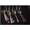 Image 3 : COLLECTION OF STERLING SILVER SPOONS (TEA, SOUP, CONSOMME, SAUCE LADLE & SERVING) (438.7 GTW) (18 PC