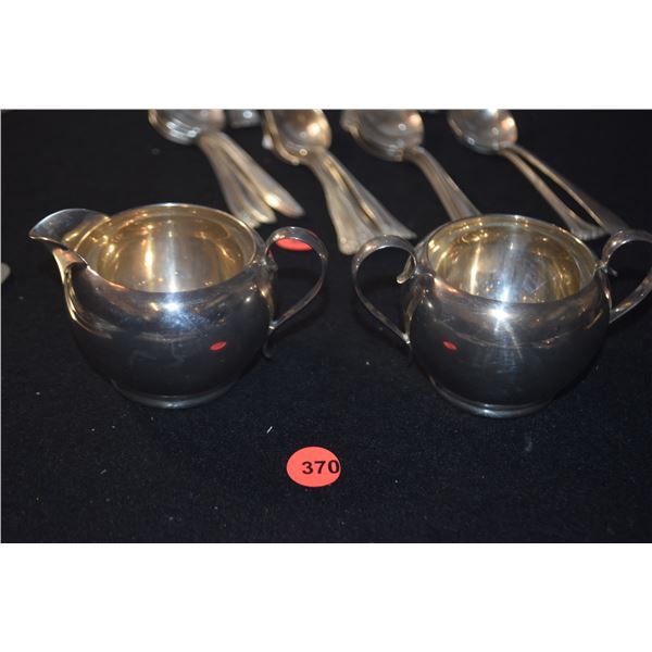 STERLING CREAMER & SUGAR (212 GTW) (2 PCS)