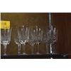 Image 2 : WATERFORD CRYSTAL STEMWARE, LISMORE PATTERN (14 PCS)
