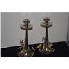 Image 2 : MICHAEL ARAM GOLD ORCHID TAPER CANDLE HOLDERS (2 PCS)