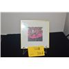 Image 1 : FRAMED LITHOGRAPH, "FLYING CAT FISH"; SIGNED 11/62 (7 3/4" X 7 3/4") (DOES NOT INCLUDE STAND)