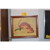 Image 1 : FRAMED VINTAGE FLORAL STILL LIFE ON CANVAS; SIGNED PAUL YARDLEY '69 (23 1/2" X 19 1/2")