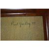 Image 5 : FRAMED VINTAGE FLORAL STILL LIFE ON CANVAS; SIGNED PAUL YARDLEY '69 (23 1/2" X 19 1/2")