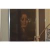 Image 2 : FRAMED PAINTING ON VELVET, "CHERIE AMIE"; SIGNED LEETEG (EDGAR)