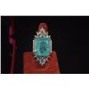 Image 2 : 18K GP GEM SET BALLERINA RING & EARRINGS, QUEEN (2 PCS)