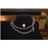 Image 1 : STERLING SILVER LINK NECKLACE (156 G)