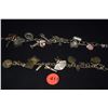 Image 3 : STERLING SILVER CHARM BRACELET (2 PCS) (75 GTW)