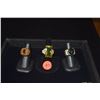 Image 1 : STERLING SILVER GEMSET RINGS (3 PCS)