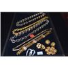 Image 2 : FASHION JEWELRY: NECKLACES, BRACELET, EARRINGS (SOME MARKED MILOR, CHRISTIAN DIOR, GP) (9 PCS)