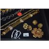 Image 4 : FASHION JEWELRY: NECKLACES, BRACELET, EARRINGS (SOME MARKED MILOR, CHRISTIAN DIOR, GP) (9 PCS)
