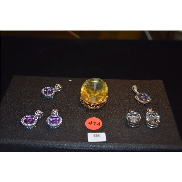 FASHION JEWELRY PENDANTS (7 PCS)