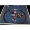 Image 1 : FASHION JEWELRY: NECKLACE, BROOCHES, RING (5 PCS)