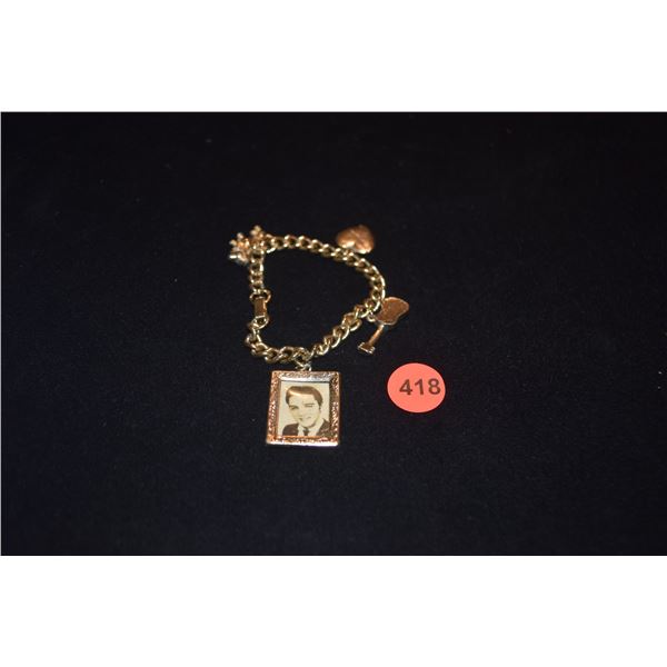 ELVIS PRESLEY THEMED CHARM BRACELET