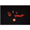 Image 1 : BAKELITE PINS & FASHION EARRINGS (3 PCS)