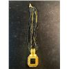 Image 2 : VERMEIL BYZANTINE STYLE JEWELRY SUITE: NECKLACE & EARRINGS (2 PCS)