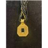 Image 3 : VERMEIL BYZANTINE STYLE JEWELRY SUITE: NECKLACE & EARRINGS (2 PCS)