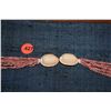 Image 3 : NI'IHAU SHELL LEI, RIBBON STYLE, KAHELELANI AKALA (PINK TURBAN SHELLS) W/COWRIE SHELL CLASP (38") (D