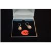 Image 1 : 14K WG PEARL DROP EARRINGS