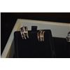 Image 3 : JUDITH RIPKA STERLING SILVER EARRINGS (3 PAIR) & RING (4 PCS)