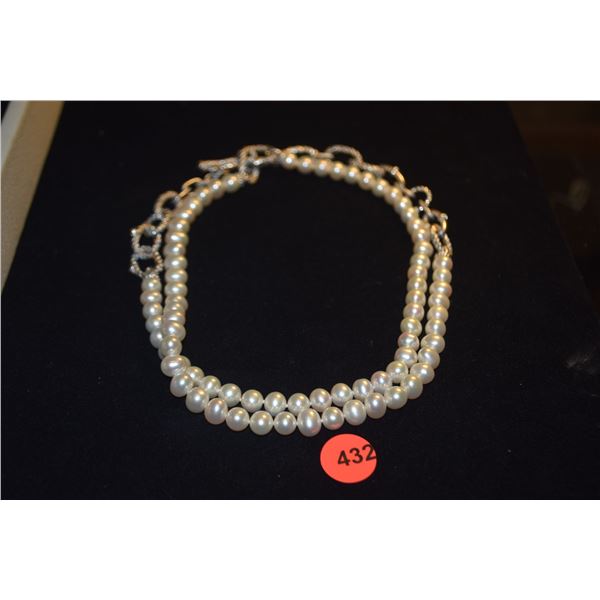 JUDITH RIPKA STERLING SILVER CULTURED PEARL MODULAR JEWELRY