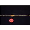 Image 1 : 10K BRACELET, "REMEMBER PEARL HARBOR" (1.8 G)
