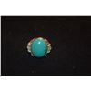Image 4 : MING'S 14K TURQUOISES & DIAMOND RING