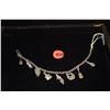Image 1 : CHARM BRACELET W/8 GUMP'S HAWAIIAN THEMED CHARMS