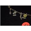 Image 3 : CHARM BRACELET W/7 GUMPS STERLING SILVER HAWAIIAN THEMED CHARMS