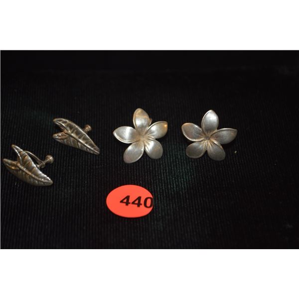 MING'S STERLING SILVER EARRINGS (14.9 GTW)