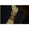 Image 2 : 8 STRAND PINK BIWA CULTURED PEARL CHOCKER W/14K CLASP W/DIAMOND, RUBY & SAPPHIRE