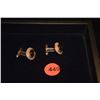 Image 2 : 14K BLACK SAPPHIRE CUFFLINKS (8.2 GTW)