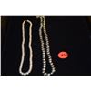 Image 1 : 14K WHITE PEARL NECKLACE & 14K GRAY PEARL NECKLACE (2 PCS)