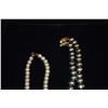 Image 2 : 14K WHITE PEARL NECKLACE & 14K GRAY PEARL NECKLACE (2 PCS)