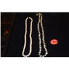Image 3 : 14K WHITE PEARL NECKLACE & 14K GRAY PEARL NECKLACE (2 PCS)