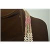 Image 6 : NI'IHAU SHELL LEI, 3 STRAND, DANCE LENGTH, LEI KIPONA-MOMI ONIKINIKI IKAIKA (PART IN PIKAKE STYLE) &