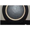 Image 3 : MEDIUM HIGA PLATE W/TRINITY MARKS & BLUE GLAZES (DOES NOT INCLUDE STAND)
