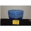 Image 1 : WILLIAM YEOWARD FOOTED EXTRA LARGE BLUE ELLEN BOWL; SIGNED W/BOX (11 1/2" X 8 1/2")