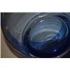 Image 3 : WILLIAM YEOWARD FOOTED EXTRA LARGE BLUE ELLEN BOWL; SIGNED W/BOX (11 1/2" X 8 1/2")