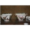 Image 4 : PAIR SQUARE LIP OVERGLAZE ENAMEL BOWLS, KANG XI (1662-1722) (9" X 9 1/2") (PAIR)