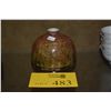 Image 1 : PEACH BLOOM BEEHIVE SHAPED WATER COUP W/KANG XI MARK (4 1/2" x 5")