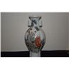 Image 2 : CHINESE PORCELAIN POLYCHROME LOBED BODY, CHINESE PEOPLE W/FINE FACIAL FEATURES; SIGNED (12 1/2")