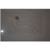 Image 2 : KOA FRAMED JOHN YOUNG "NUDE" PRINT, ED. 55; SIGNED JOHN YOUNG '81 (24 1/4" X 19")