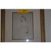 Image 2 : FRAMED DRYPOINT ETCHING, "ETUDE POUR UNE BAIGNEUSE"; RENOIR (16 1/4" X 19")