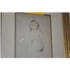 Image 3 : FRAMED DRYPOINT ETCHING, "ETUDE POUR UNE BAIGNEUSE"; RENOIR (16 1/4" X 19")