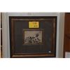 Image 1 : FRAMED FRANCISCO GOYA (LO MISMO) ETCHING (18 3/4" X 20 1/2")