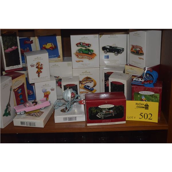 COLLECTION OF HALLMARK KEEPSAKE ORNAMENTS (MOST W/BOXES) (28 PCS)
