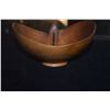 Image 9 : KAMANI LEAF SHAPED WOOD BOWL; SIGNED SORENSEN, NORFOLK PINE BOWL; SIGNED JERRY KERMODE & JAR OF MARB