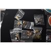 Image 11 : LARGE LOT OF DISNEY COLLECTIBLES: PINS, BUTTONS, SPOONS, MICKEY GUITAR, CARDS, CANDLE HOLDERS, FIGUR