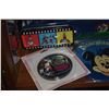 Image 7 : LARGE LOT OF DISNEY COLLECTIBLES: PINS, BUTTONS, SPOONS, MICKEY GUITAR, CARDS, CANDLE HOLDERS, FIGUR